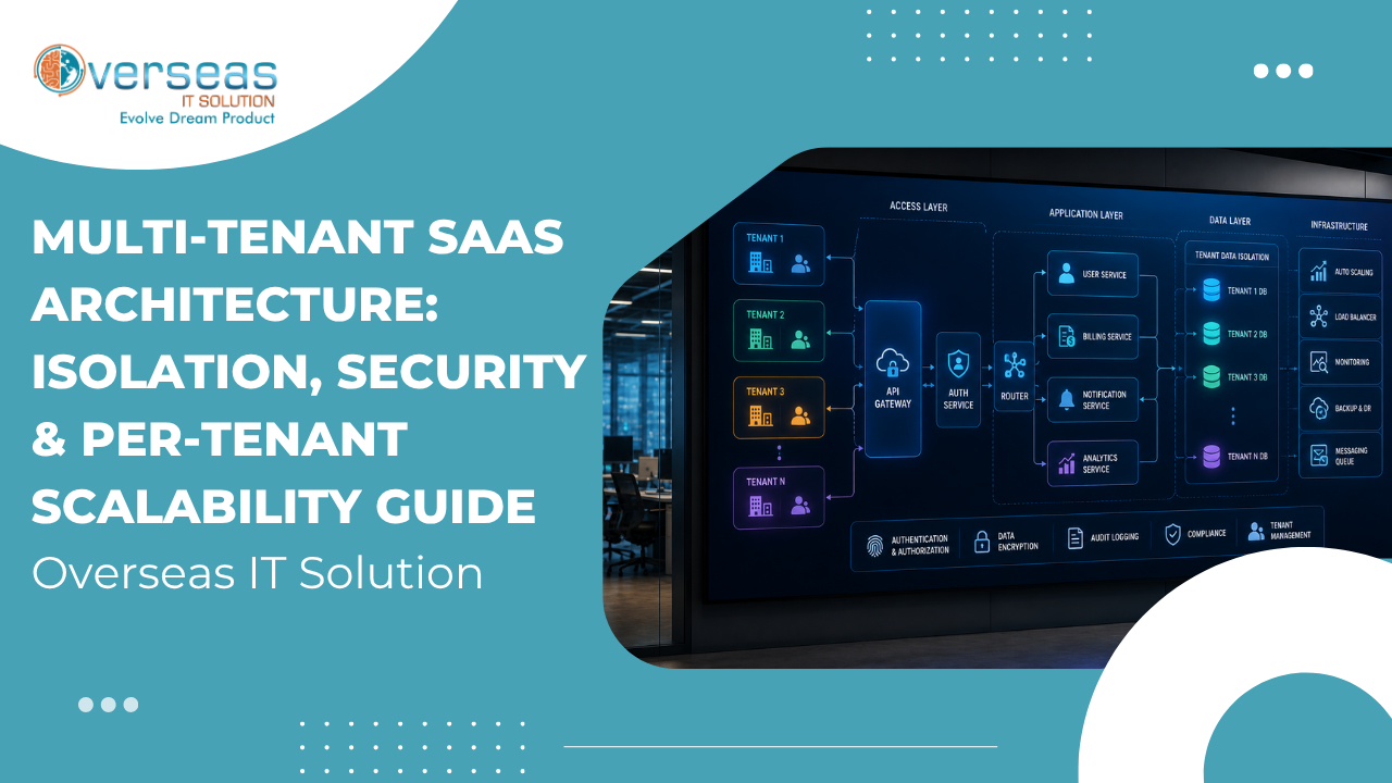 Multi-Tenant SaaS Architecture: A Complete System Design Guide for Isolation, Security, and Per-Tenant Scalability